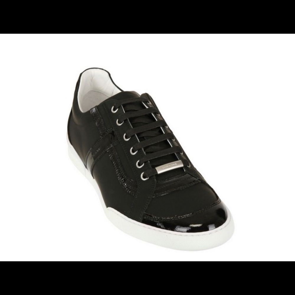 Dior homme mens low top sneakers black